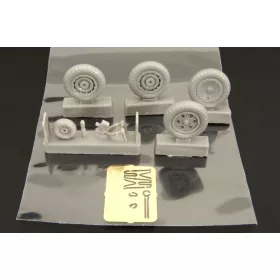   Brengun Wheels for Fw190 EARLY -LATE - korai és késői kerékkészlet