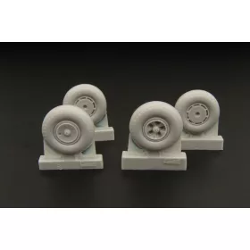   Brengun Wheels for  F Barracuda Mk II (two types) - Fairey Barracuda Mk.II – kerékkészlet, 2 változat