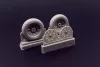 Brengun F4U Corsair Diamond Thread Wheels set - kerékkészlet gyémántmintás futófelülettel
