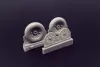 Brengun F4U Corsair Block Thread Wheels set - kerékkészlet blokkos futófelülettel