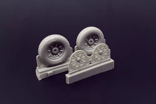 Brengun F4U Corsair Block Thread Wheels set - kerékkészlet blokkos futófelülettel