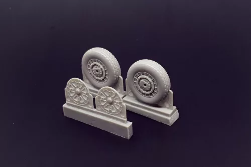 Brengun F4U Corsair Block Thread Wheels set - kerékkészlet blokkos futófelülettel