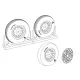 Brengun F4U Corsair Ribbed Thread Wheels set - kerékkészlet bordázott futófelülettel