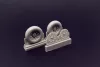 Brengun F4U Corsair Ribbed Thread Wheels set - kerékkészlet bordázott futófelülettel