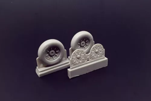 Brengun F4U Corsair Ribbed Thread Wheels set - kerékkészlet bordázott futófelülettel