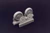 Brengun F4U Corsair Ribbed Thread Wheels set - kerékkészlet bordázott futófelülettel
