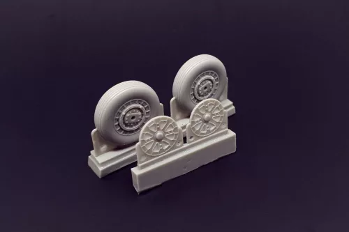 Brengun F4U Corsair Ribbed Thread Wheels set - kerékkészlet bordázott futófelülettel