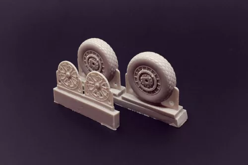 Brengun F4U Corsair Cross Thread Wheels set - kerékkészlet keresztmintás futófelülettel