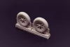 Brengun F4U Corsair Late Ribbed Thread (late '50s) Wheels set - F4U Corsair – késői, bordázott futófelületű kerékkészlet (1950-es évek vége)