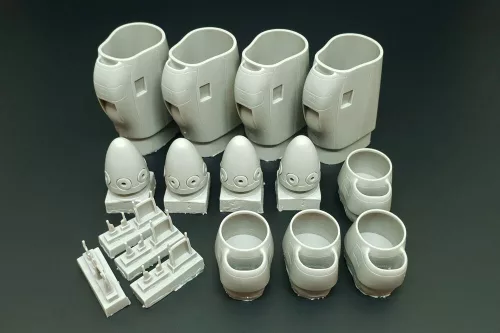 Brengun C-130J engine nacells (Italeri kit) - hajtóműgondolák