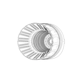   Brengun F-16C-D block 42-52 P&W F100 engine nozzle (Tamiya) - hajtómű-fúvócső