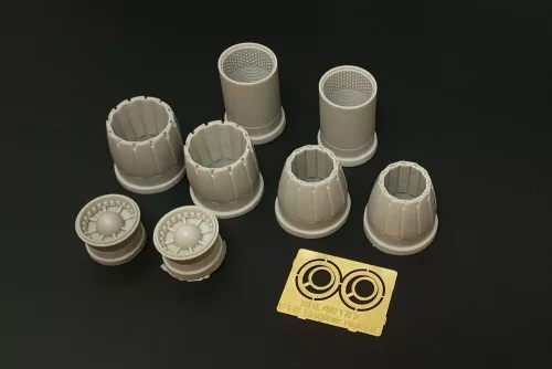 Brengun F/A-18 A/B/C/D Hornet GE F404 engine nozzle (Kinetic kit) - hajtómű-fúvócső