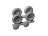 Brengun SBD Dauntless Wheels - SBD Dauntless – kerékkészlet