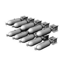   Brengun US GP 100lb AN-M30A1 bombs (10pcs) - amerikai GP 100 fontos AN-M30A1 bombák – 10 db