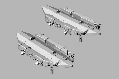 Brengun BRU-57 canted Vertical Ejector Rack (2 pcs) - BRU-57 döntött függőleges bombafelfüggesztő – 2 db