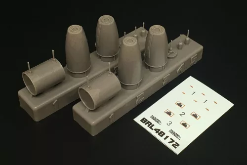 Brengun Mk 77 napalm bomb (2pcs) - Mk 77 napalmbomba – 2 db