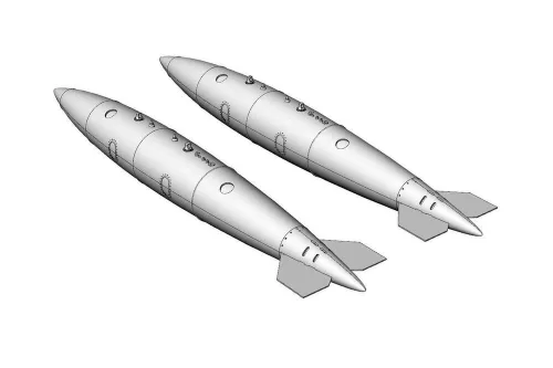 Brengun USN 150 gal Douglas Fuel Tank - amerikai haditengerészeti 150 gallonos Douglas póttartály