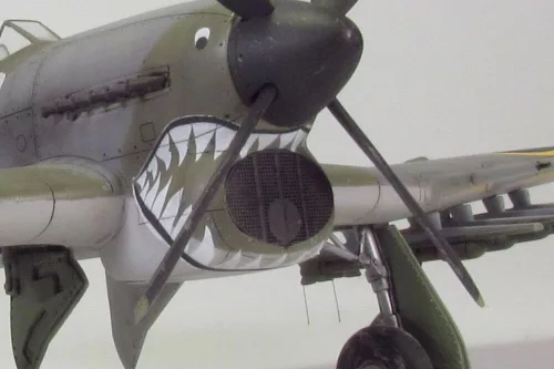 Brengun Typhoon air intake mesh (Airfix) - légbeömlő-védőrácsok