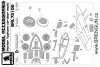 Brengun Typhon CAR Doors CANOPY MASKS - Hawker Typhoon „Car Door” – kabinmaszk