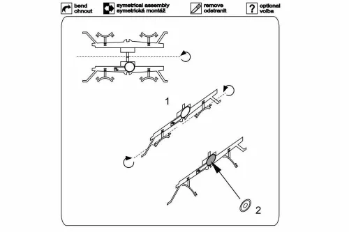 Brengun Japan bomb racks (250kg bomb) - japán bombafelfüggesztők 250 kg-os bombákhoz