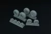 Brengun C-130 wheel set (with disc brakes) (Italeri) - kerékkészlet