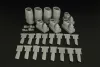 Brengun C-130 E-H engine set (Italeri kit) - motorkészlet