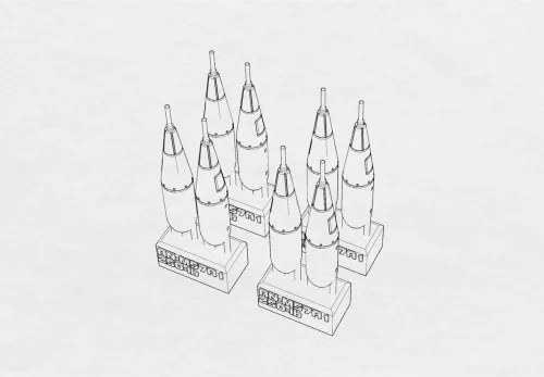 Brengun US bomb 250-lb AN-M57A1 - amerikai AN-M57A1 250 fontos bombák