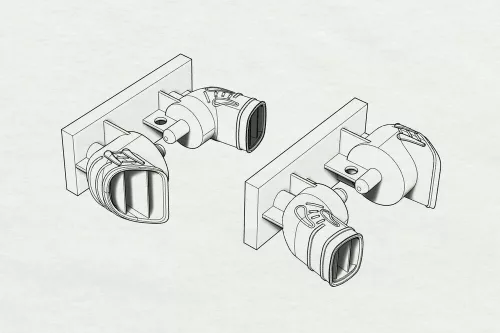 Brengun AV8B Nozzles - hajtómű-fúvócső