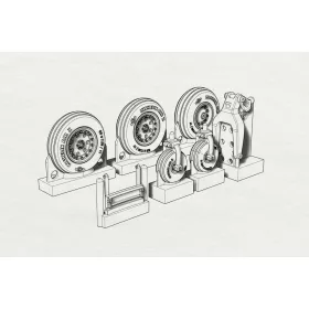 Brengun AV8B Wheels  (Hasegawa kit) - kerékkészlet