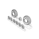 Brengun DH 98 Mosquito wheels block thread - kerékkészlet blokkos futófelülettel