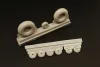 Brengun DH 98 Mosquito wheels block thread - kerékkészlet blokkos futófelülettel