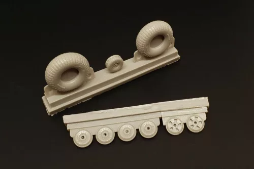 Brengun DH 98 Mosquito wheels block thread - kerékkészlet blokkos futófelülettel