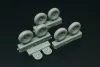 Brengun P-47N Wheels (3 type of pattern) - kerékkészlet