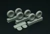 Brengun P-47N Wheels (3 type of pattern) - kerékkészlet