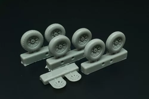 Brengun P-47N Wheels (3 type of pattern) - kerékkészlet