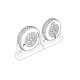 Brengun F4U Corsair Block Thread Wheels set - kerékkészlet blokkos futófelülettel