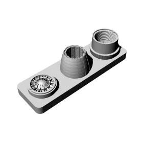   Brengun F/A-18 E/F engine nozzles set (Revell kit) - hajtómű-fúvócsőkészlet