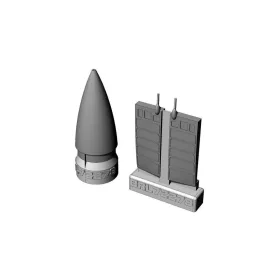   Brengun MiG-29A Radome and closed upper jet intakes (Italeri kit) - orrkúp és zárt felső légbeömlők