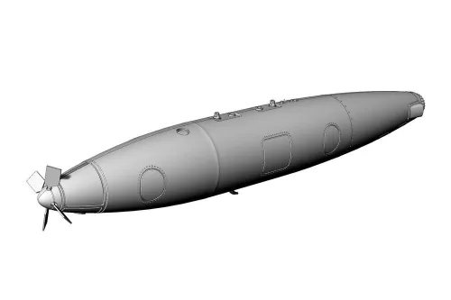 Brengun D-704 buddy Tank late type (1980s-2010s) - D-704 légi utántöltő konténer késői változat (1980s-2010s)