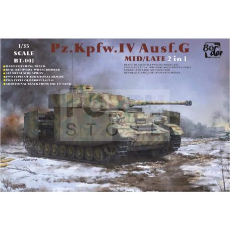 Border Model Panzer IV Ausf.G Mid/Late 2in1 makett 1:35 (BT001)