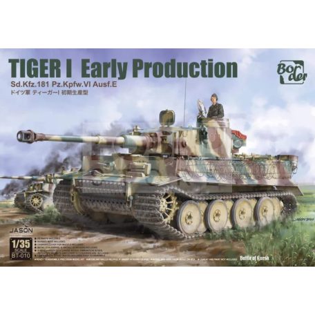 Border Model Tiger I Early Production Sd.Kfz.181 Pz.Kpfw.VI Ausf.E makett 1:35 (BT010)