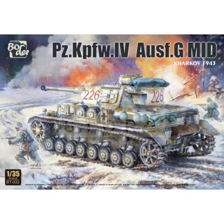 Border Model Panzer IV Ausf.G mid (Kharkov) makett 1:35 (BT033)