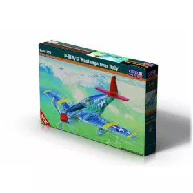 MisterCraft P-51 B-7 Mustangs over Italy 1:72 repülőgép makett – MisterCraft C-105
