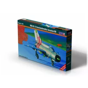 MisterCraft MiG-21S Czechoslovakia Inv68 1:72 repülőgép makett – MisterCraft C-13