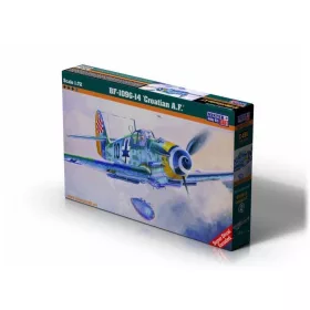MisterCraft BF-109G-14 horvát légierő 1:72 repülőgép makett – MisterCraft C-151