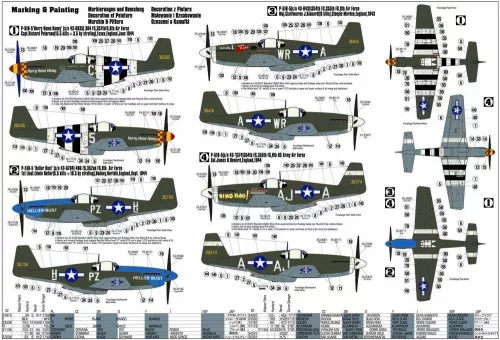 MisterCraft P-51 B-5 Hurry Home Honey 1:72 repülőgép makett – MisterCraft C-49