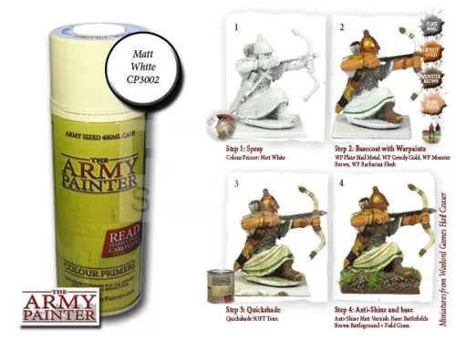 The Army Painter Colour Primer - Matt White 400 ml