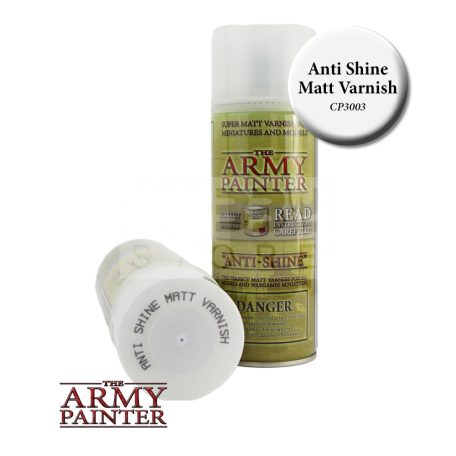 The Army Painter Base Primer - Anti-Shine, Matt Varnish matt lakk spray CP3003