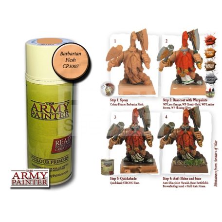 The Army Painter Colour Primer - Barbarian Flesh alapozó Spray CP3007