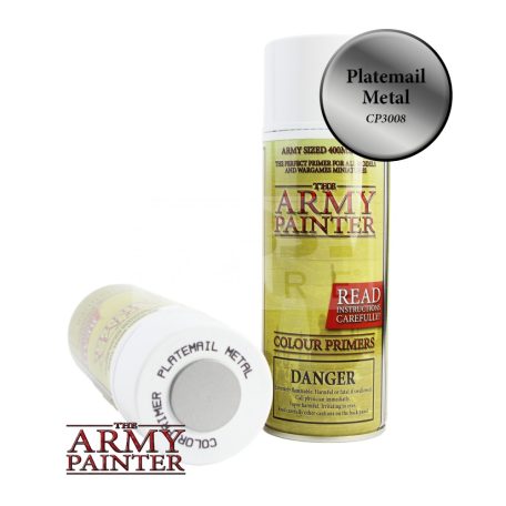 The Army Painter Colour Primer - Plate Mail Metal alapozó Spray CP3008